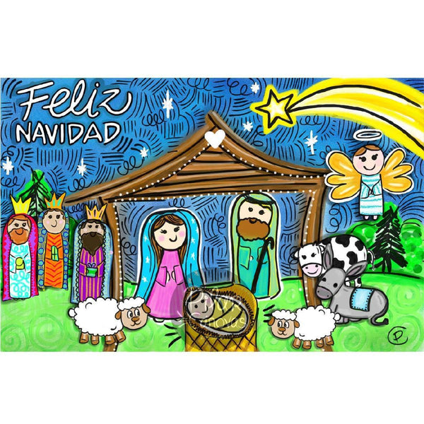 Letrero para Decoración de Fiesta de Navidad Nacimiento 1